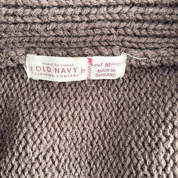 Vintage Old Navy Y2K Lambswool Blend Open Front Sleeveless Cardigan Size M - Picture 4 of 15